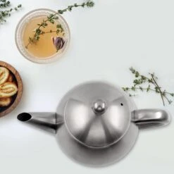 Vaja Valerie - Theepot Met Filter - Dubbelwandig - RVS - 1.2L -Woninginrichtingseries Winkel 1200x1200 461