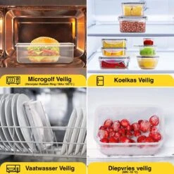 KE&1 Vershoudbakjes - Meal Prep Bakjes - Lunchbox - Diepvriesbakjes - Plastic Bakjes - Keuken - Keukenkast - Bakken 10 KE&1 Vershoudbakjes - Meal Prep Bakjes - Lunchbox - Diepvriesbakjes - Plastic Bakjes - Keuken - Keukenkast - Bakken -Woninginrichtingseries Winkel 1200x1200 781