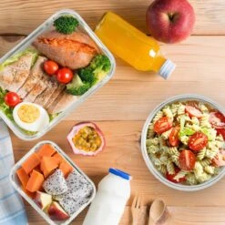 KitchenBrothers Meal Prep Bakjes - Set - Luchtdicht - BPA Vrij - Glas - 9 Stuks -Woninginrichtingseries Winkel 1200x1200 785