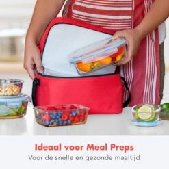 KitchenBrothers Meal Prep Bakjes - Set - Luchtdicht - BPA Vrij - Glas - 9 Stuks -Woninginrichtingseries Winkel 1200x1200 786