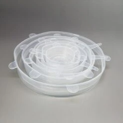 Siliconen Vershoud Deksels – Set Van 6 Stuks – Flexibel – Herbruikbaar – Wit - Stretch Tot Wel 30 Cm 18 Siliconen Vershoud Deksels – Set Van 6 Stuks – Flexibel – Herbruikbaar – Wit - Stretch Tot Wel 30 Cm -Woninginrichtingseries Winkel 1200x1200 793