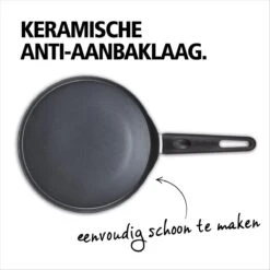 BRABANTIA INDU+ Pannenkoekenpan - Keramische Antiaanbaklaag - Ø 24 Cm - Inductie - Pfas Vrij -Woninginrichtingseries Winkel 1200x1200 80