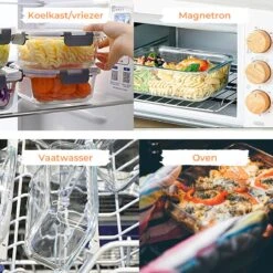 Formilo Meal Prep Bakjes - Lekvrije Vershoudbakjes - Diepvriesbakjes - Luchtdicht - BPA Vrij - Glas - 10 Stuks -Woninginrichtingseries Winkel 1200x1200 802