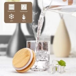 Quality Needz - Voorraadpotten - Glazen Potjes Met Deksel - 250 ML - 10 Delige Set - BPA-vrij - Gratis Pen & Herschrijfbare Stickers - Snoeppot -Woninginrichtingseries Winkel 1200x1200 819