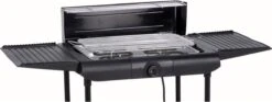 Excellent Electrics Elektrische Barbecue - Grilloppervlak (LxB) 36x24 Cm - 2000W - Zwart -Woninginrichtingseries Winkel 1200x453