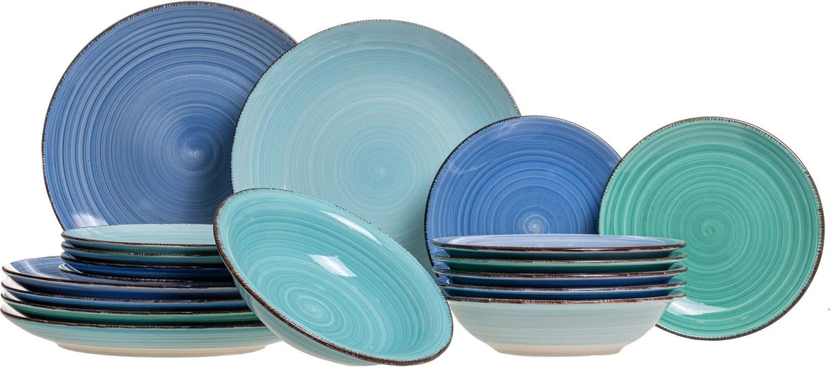 Studio Tavola Serviesset Ocean Blue 18-Delig