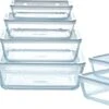 Pyrex - Cook & Freeze Schaal Met Deksel Set Van 8 Stuks - Transparant/Wit -Woninginrichtingseries Winkel 1200x576 1