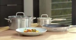 Tefal Virtuoso Pannenset 5 Delig - Hoge Kookpan Ø 22 Cm + Steelpan Ø 16 Cm + Kookpannen Ø 18/20/24 Cm -Woninginrichtingseries Winkel 1200x634