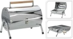 BBQ Collection Houtskoolbarbecue - Cilinder - Chroom -Woninginrichtingseries Winkel 1200x651