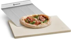 Burnhard Pizzasteen 38 X 30 X 1,5 Cm + Pizzaschep -Woninginrichtingseries Winkel 1200x662