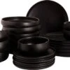 Maastricht Porselein Serviesset Universe Porselein 6-persoons 24-delig Zwart -Woninginrichtingseries Winkel 1200x707 3