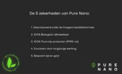 PURE NANO Glas - Nano Coating Voor 5 Jaar Heldere Ramen Met Minder Schoonmaakwerk - 250 Ml -Woninginrichtingseries Winkel 1200x730