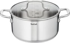 Tefal Virtuoso Pannenset 5 Delig - Hoge Kookpan Ø 22 Cm + Steelpan Ø 16 Cm + Kookpannen Ø 18/20/24 Cm -Woninginrichtingseries Winkel 1200x749
