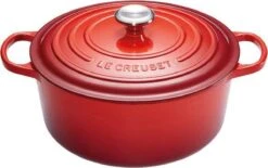 Le Creuset Signature Braadpan - 4,2 L - 24 Cm - Kersenrood 25 Le Creuset Signature Braadpan - 4,2 L - 24 Cm - Kersenrood -Woninginrichtingseries Winkel 1200x753 1