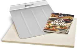 Burnhard Pizzasteen 38 X 30 X 1,5 Cm + Pizzaschep -Woninginrichtingseries Winkel 1200x759