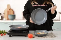 Swiss Pro+ - Koekenpannenset - 3 Delig - Keramisch - Inductie - Milieuvriendelijk - PFAS - PFOA Vrij - Sapphire Green -Woninginrichtingseries Winkel 1200x799 4