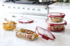 Curver Smart Cook Glazen Vershouddoos - Rechthoekig - 0,9L - Rood -Woninginrichtingseries Winkel 1200x799 78