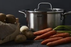 Tefal Virtuoso Pannenset 5 Delig - Hoge Kookpan Ø 22 Cm + Steelpan Ø 16 Cm + Kookpannen Ø 18/20/24 Cm -Woninginrichtingseries Winkel 1200x800 45