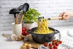 Smile 10-Delige Pannenset - Anti Aanbaklaag - Vaatwasser Bestendig - Zwart - MGK-17 -Woninginrichtingseries Winkel 1200x800 65