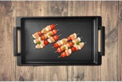 Eurolux Teppanyaki Plaat Met Grepen - 41 X 24 X 2.5 Cm - Zwart - Aluminium - Geschikt Voor Alle Warmtebronnen -Woninginrichtingseries Winkel 1200x809 1