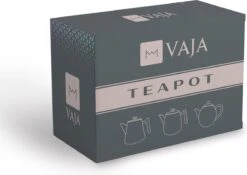 Vaja Valerie - Theepot Met Filter - Dubbelwandig - RVS - 1.2L -Woninginrichtingseries Winkel 1200x850