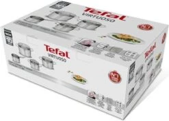 Tefal Virtuoso Pannenset 5 Delig - Hoge Kookpan Ø 22 Cm + Steelpan Ø 16 Cm + Kookpannen Ø 18/20/24 Cm -Woninginrichtingseries Winkel 1200x857