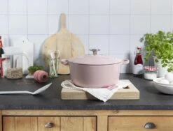 BK Bourgogne Braadpan Ø 24 Cm - Roze - Gietijzer - Inductie 9 BK Bourgogne Braadpan Ø 24 Cm - Roze - Gietijzer - Inductie -Woninginrichtingseries Winkel 1200x912 2