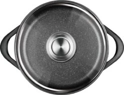 Smile 10-Delige Pannenset - Anti Aanbaklaag - Vaatwasser Bestendig - Zwart - MGK-17 -Woninginrichtingseries Winkel 1200x919 1