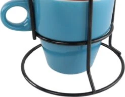 Orange85 Koffiekopjes - Met Houder - Set Van 6 - Gekleurd - 300 Ml - Keramiek -Woninginrichtingseries Winkel 1200x936