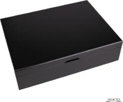 Invicto Products Theedoos 6 Vaks - Ruimte Voor 120 Theezakjes - Bamboe - Anti Slip En Anti Kras - Zwart -Woninginrichtingseries Winkel 1200x996