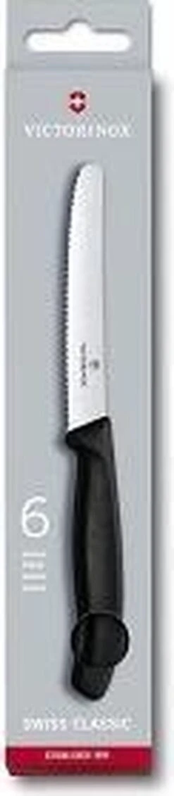 Victorinox Tafelmes 6 Stuks Zwart Krom Heft -Woninginrichtingseries Winkel 262x1200