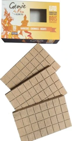 Genie Du Feu Aanmaakblokjes Bruin - 1344 Stuks - Voordeel Verpakking -Woninginrichtingseries Winkel 614x1200