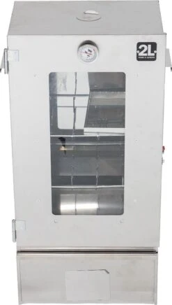 2-L Home & Garden XL Rookoven - RVS - 80x40x28 Cm - 3 Etages -Woninginrichtingseries Winkel 680x1200 1