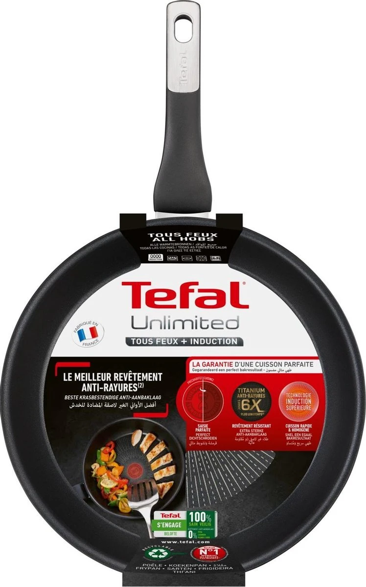 Tefal Unlimited Koekenpan - Ø 24 Cm 9 Tefal Unlimited Koekenpan - Ø 24 Cm - Afbeelding 7