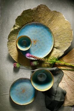 Palmer Serviesset Lotus Stoneware 6-persoons 24-delig Zwart Turquoise 22 Palmer Serviesset Lotus Stoneware 6-persoons 24-delig Zwart Turquoise -Woninginrichtingseries Winkel 800x1200 6