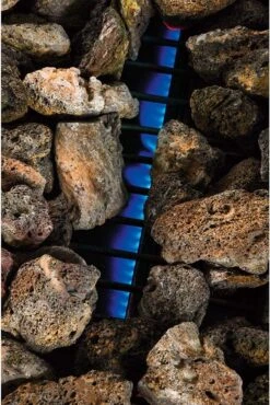 Halifax Gasbarbecue 5,5 KW - Buitenkeuken Met Lavasteen Grillplaat En Gaspit - 100x98 Cm -Woninginrichtingseries Winkel 802x1200