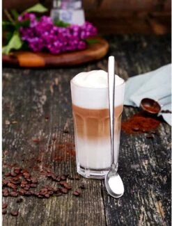 Merkloos Latte Macchiato Lepels – RVS Lange Yoghurt, Dessert Of Koffie Lepeltjes – Set Van 6 Stuks -Woninginrichtingseries Winkel 912x1200 1