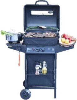 Halifax Gasbarbecue 5,5 KW - Buitenkeuken Met Lavasteen Grillplaat En Gaspit - 100x98 Cm -Woninginrichtingseries Winkel 921x1200 2