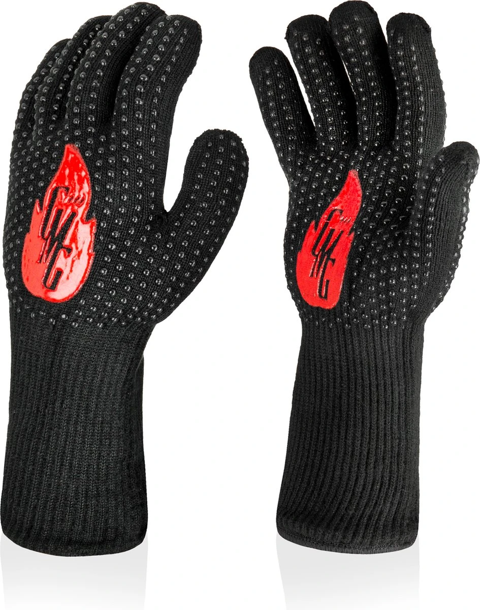 The Original Grill Master Gloves - Oven Handschoen - Hittebestendig - Tot 800 Graden Celsius - Grill Handschoen - Aramid - Oven - Gasfornuis - Koken - Cadeautip 3 The Original Grill Master Gloves - Oven Handschoen - Hittebestendig - Tot 800 Graden Celsius - Grill Handschoen - Aramid - Oven - Gasfornuis - Koken - Cadeautip