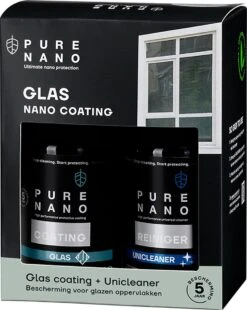 PURE NANO Glas - Nano Coating Voor 5 Jaar Heldere Ramen Met Minder Schoonmaakwerk - 250 Ml -Woninginrichtingseries Winkel 956x1200